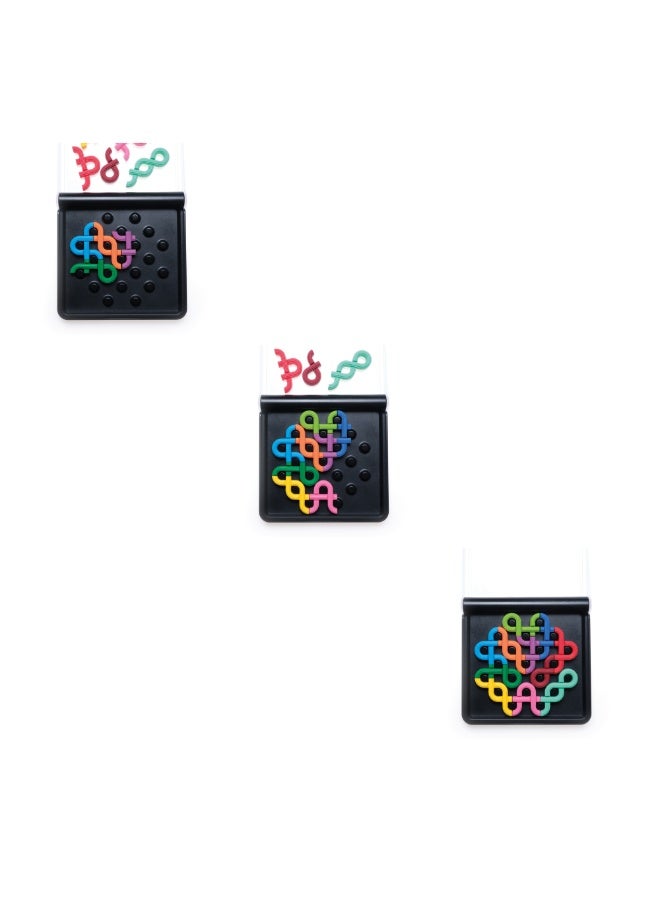 SmartGames IQ Noodles, Fun IQ Brain Teaser Puzzle, Cognitive Development STEM Toy with 120+ Challenges, Travel Friendly Handheld Educational Matching Puzzle Game, Suitable for Children Above 7+ - Image 5